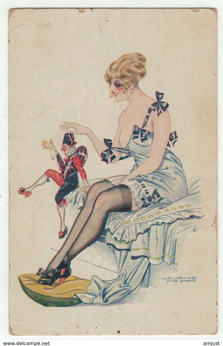 Illustrateur Maurice Pépin // Beauté Féminine, Froufrou, Noël De Rirette Série No. 18-89 - Sonstige & Ohne Zuordnung