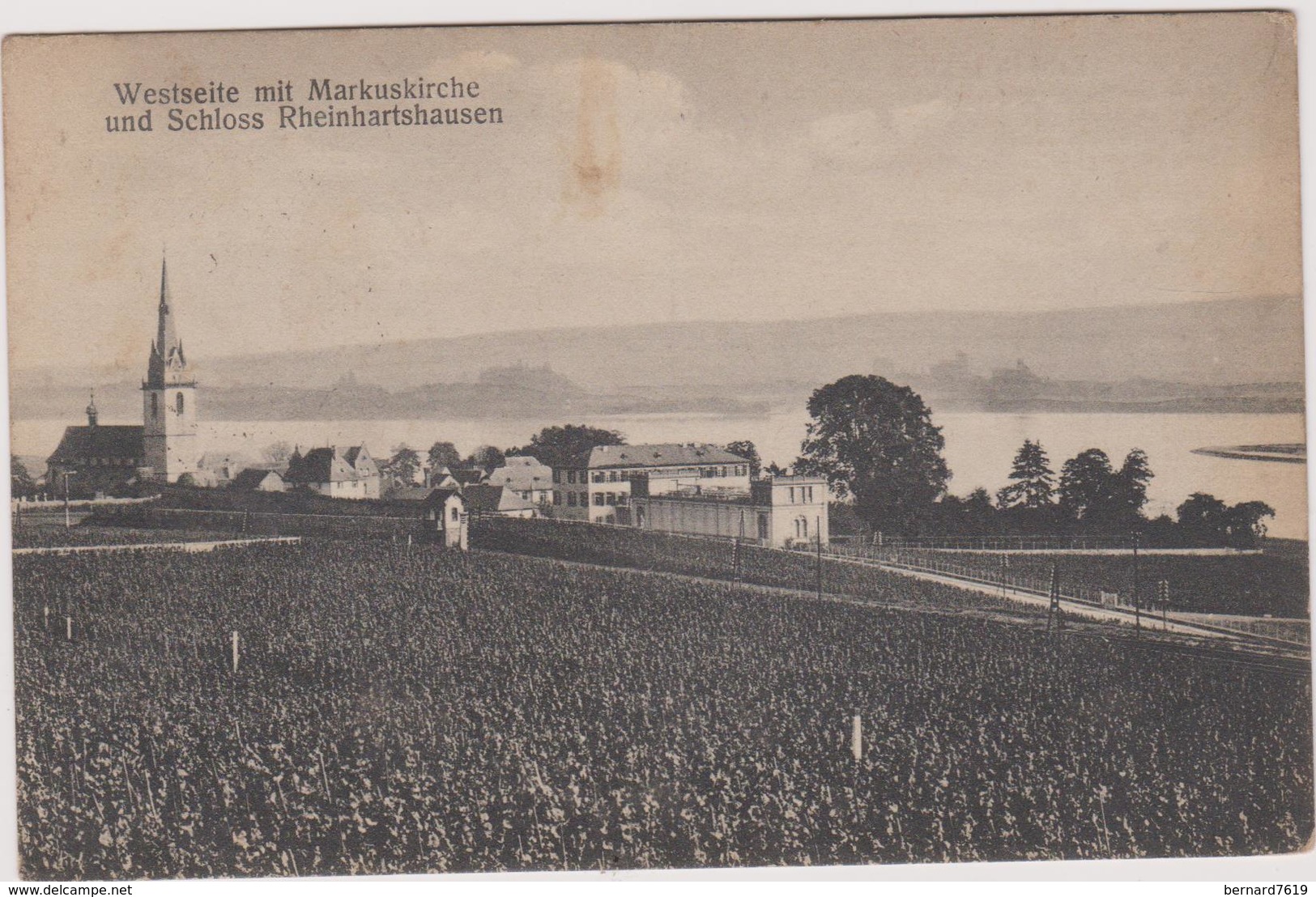 Allemagne    Westseite Mit Markuskirche Und Schloss Rheinhartshausen - Eltville