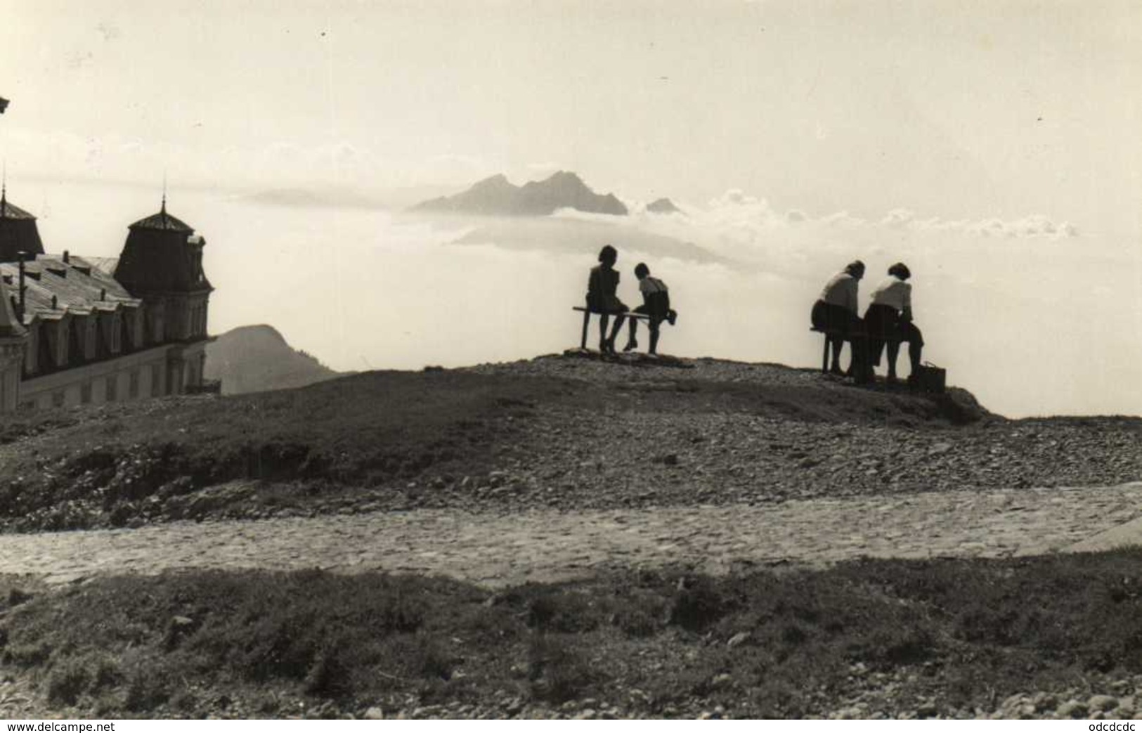 Carte Photo Rigi Kulm Au Fond Le Pilate RV - Altri & Non Classificati