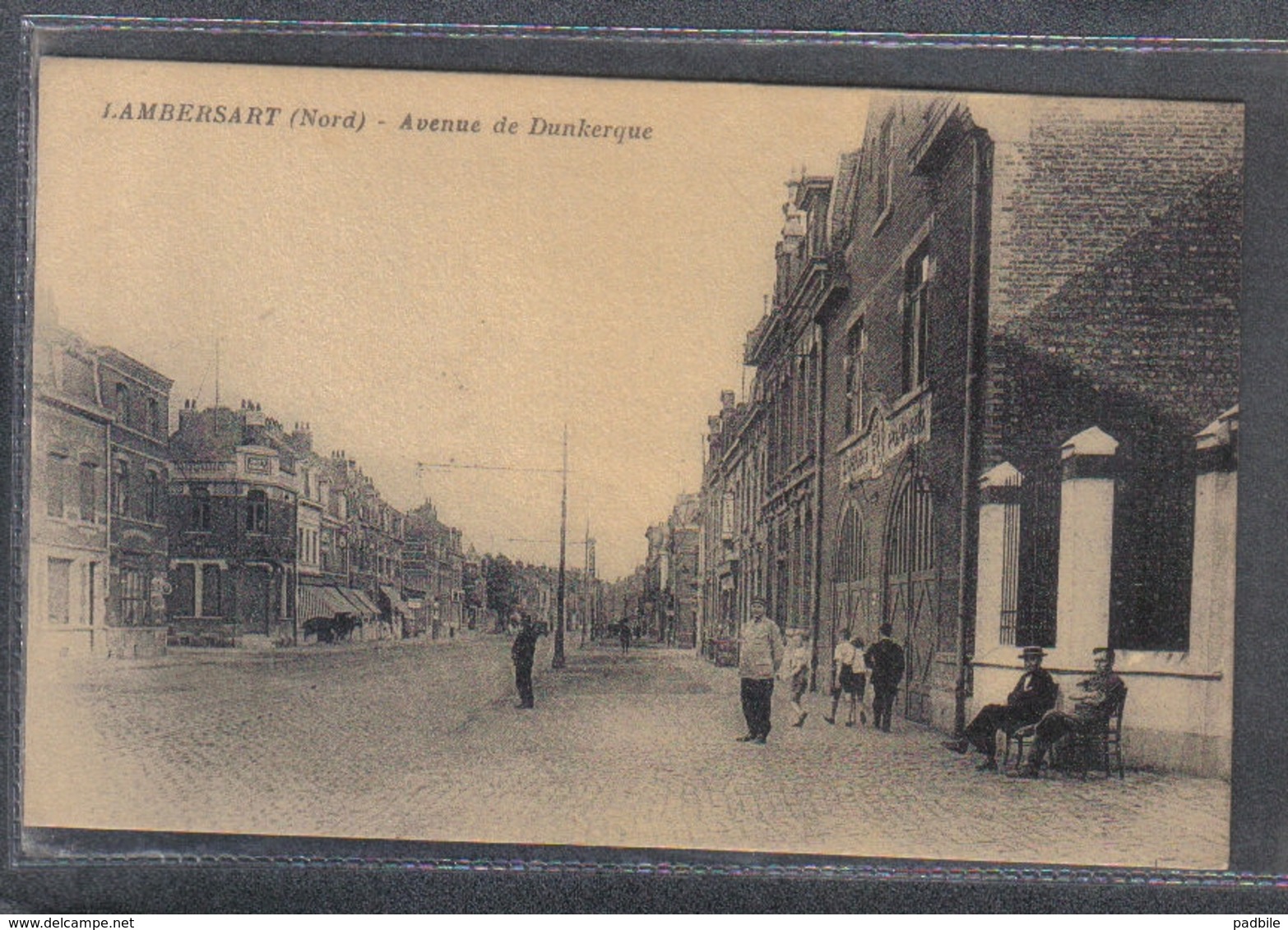 Carte Postale 59. Lambersart Avenu De Dunkerque   Très Beau Plan - Lambersart