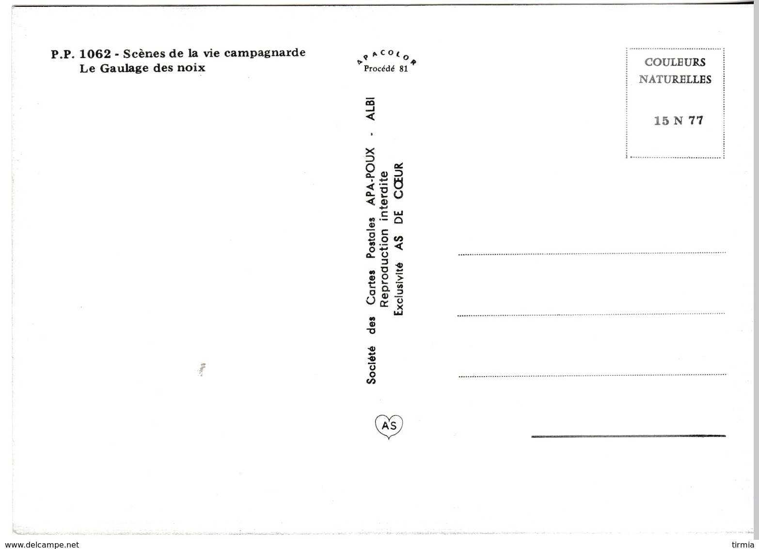 Scénes De La Vie Campagnarde - Le Gaulage Des Noix - Autres & Non Classés