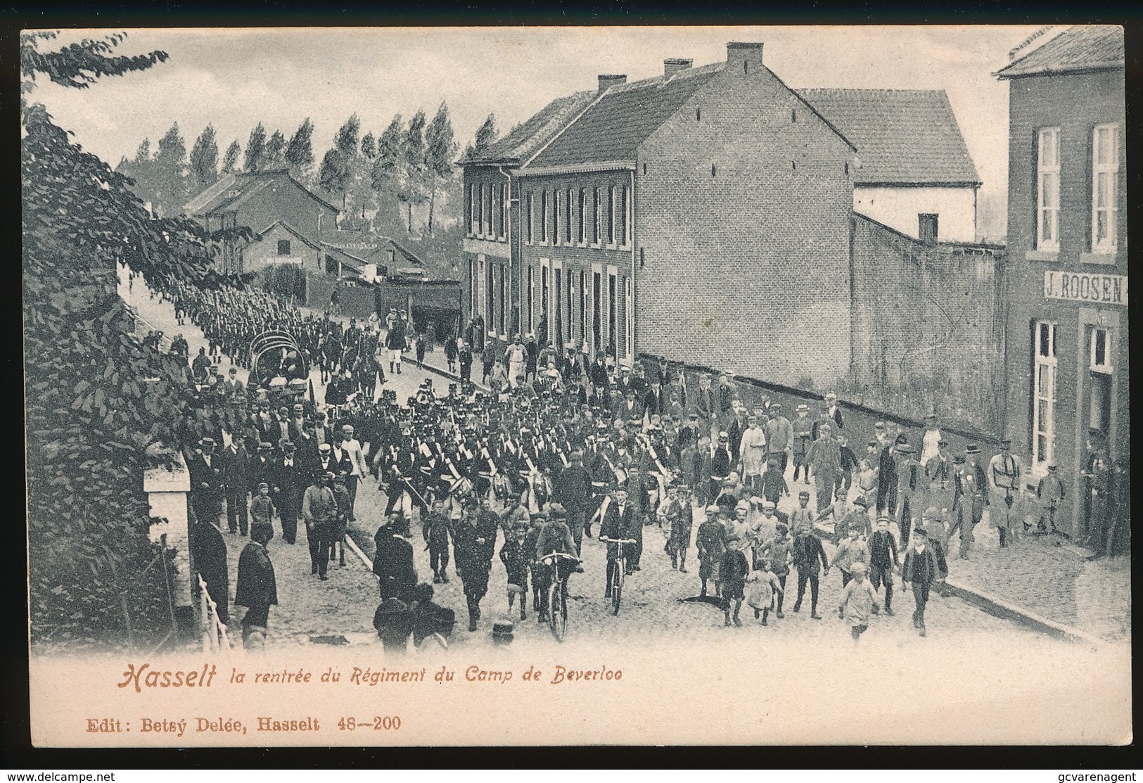 HASSELT  LA RENTREE DU REGIMENT DU CAMP DE BEVERLOO - Hasselt