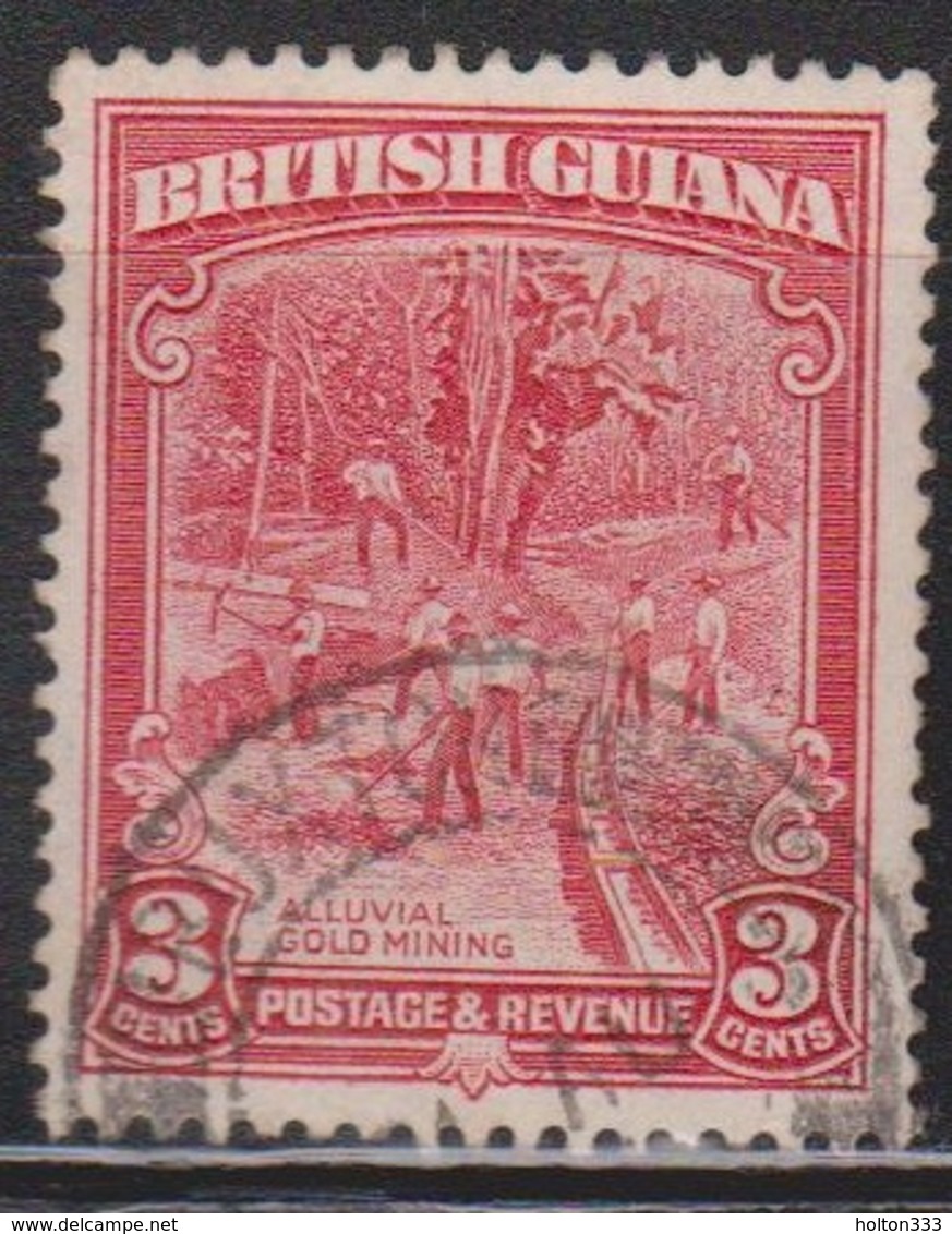 BRITISH GUIANA Scott # 212 Used - KGV & Gold Mining - British Guiana (...-1966)