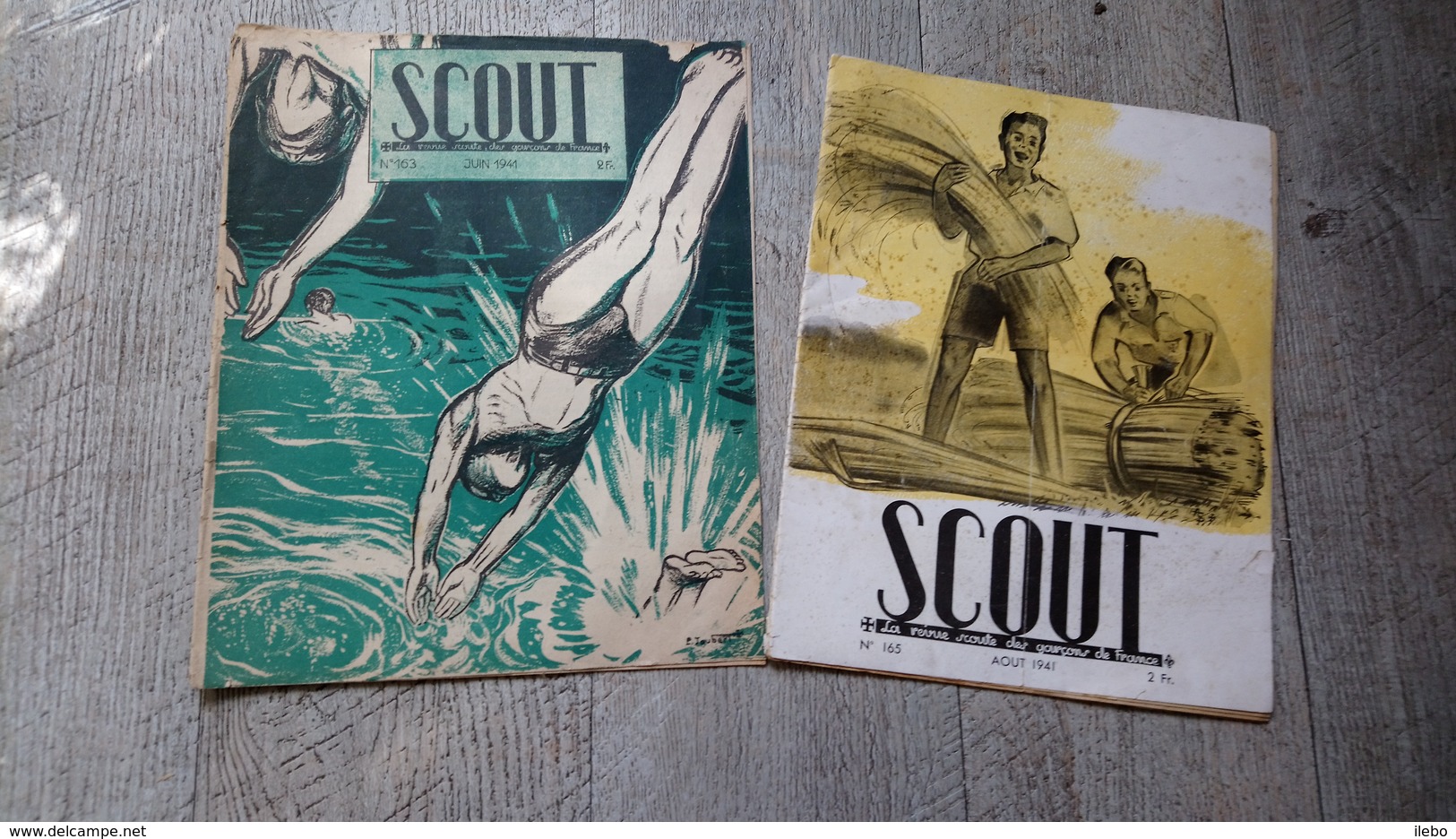 Lot 2 Revues Scout N° 163 Et 165 Joubert 1941 Scoutisme - Scoutisme