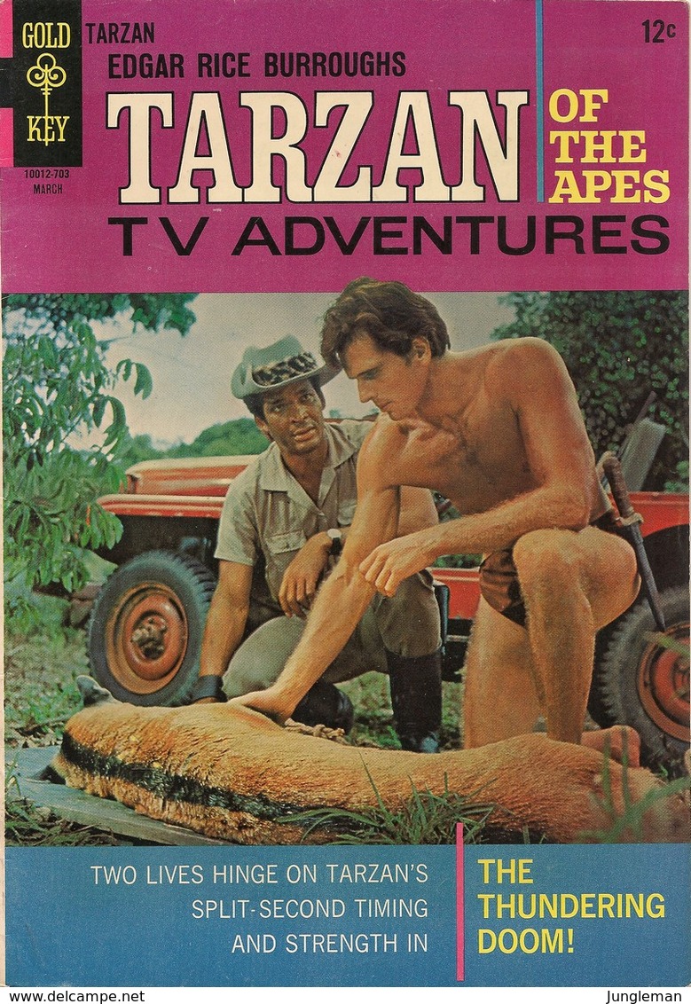 Tarzan Of The Apes Nr 165 - (In English) Gold Key - K.K. Publications - Mars 1967 - Dan Spiegle - Ron Ely - BE - Autres Éditeurs