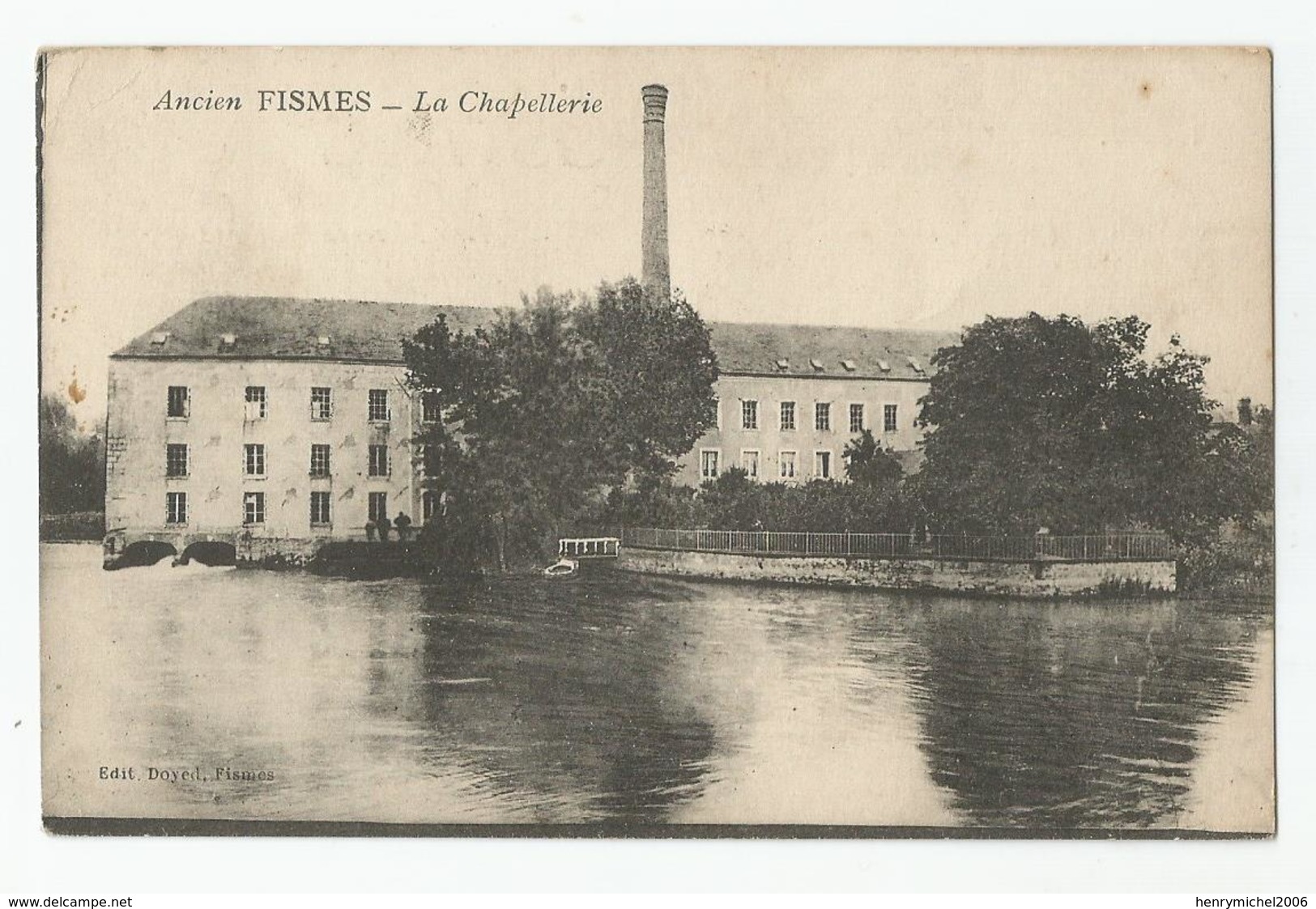 51 Marne - Ancien Fismes La Chapellerie Cheminée 1929 - Fismes