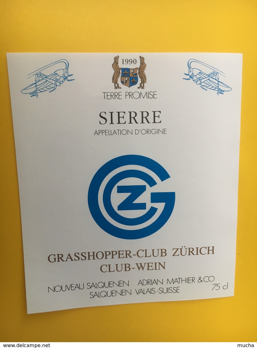 8866 - GC Grasshopper-Club Zurich Suisse Terre Promise 1990 Adrian Mathier - Fussball