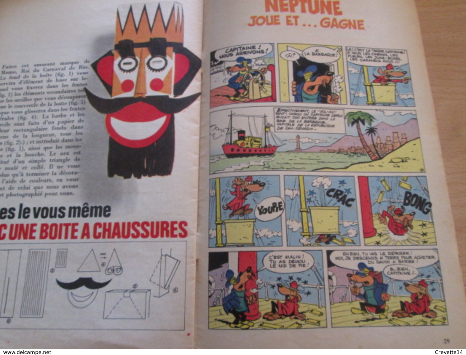 Petite revue publicitaire A5 année 1966 n°1 TOTAL JOURNAL incluant BD inédité de JIJE GIRAUD vu à 40€ chez I-B