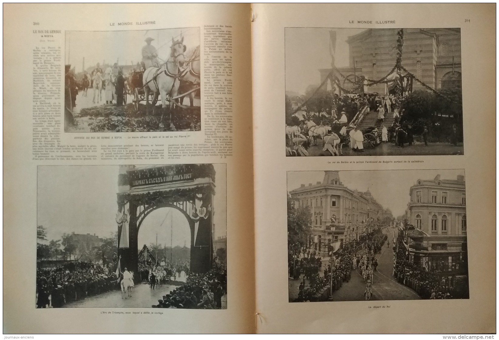 1904 LE ROI DE SERBIE À SOFIA - EN NORVÉGE - HAMMERFEST - TRAIN PARIS LYON MEDITERRANÉE - GAILLON - OLD LEYSIANS - 1900 - 1949