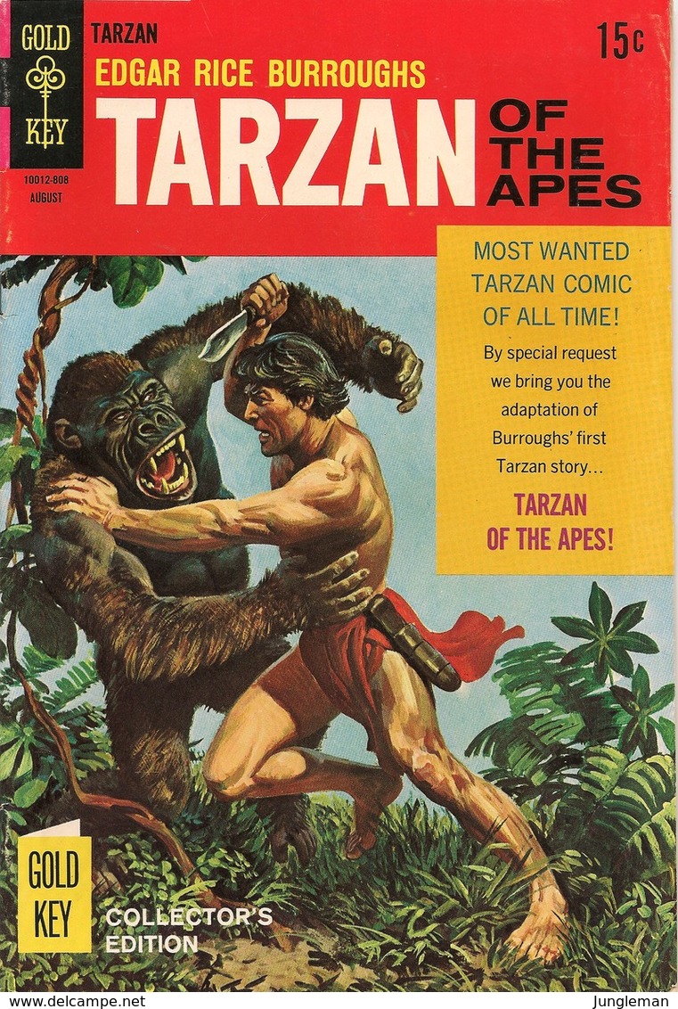 Tarzan Of The Apes Nr 178 - (In English) Gold Key - Western Publishing Company - Août 1968 - Manning - The Birth Of... - Autres Éditeurs