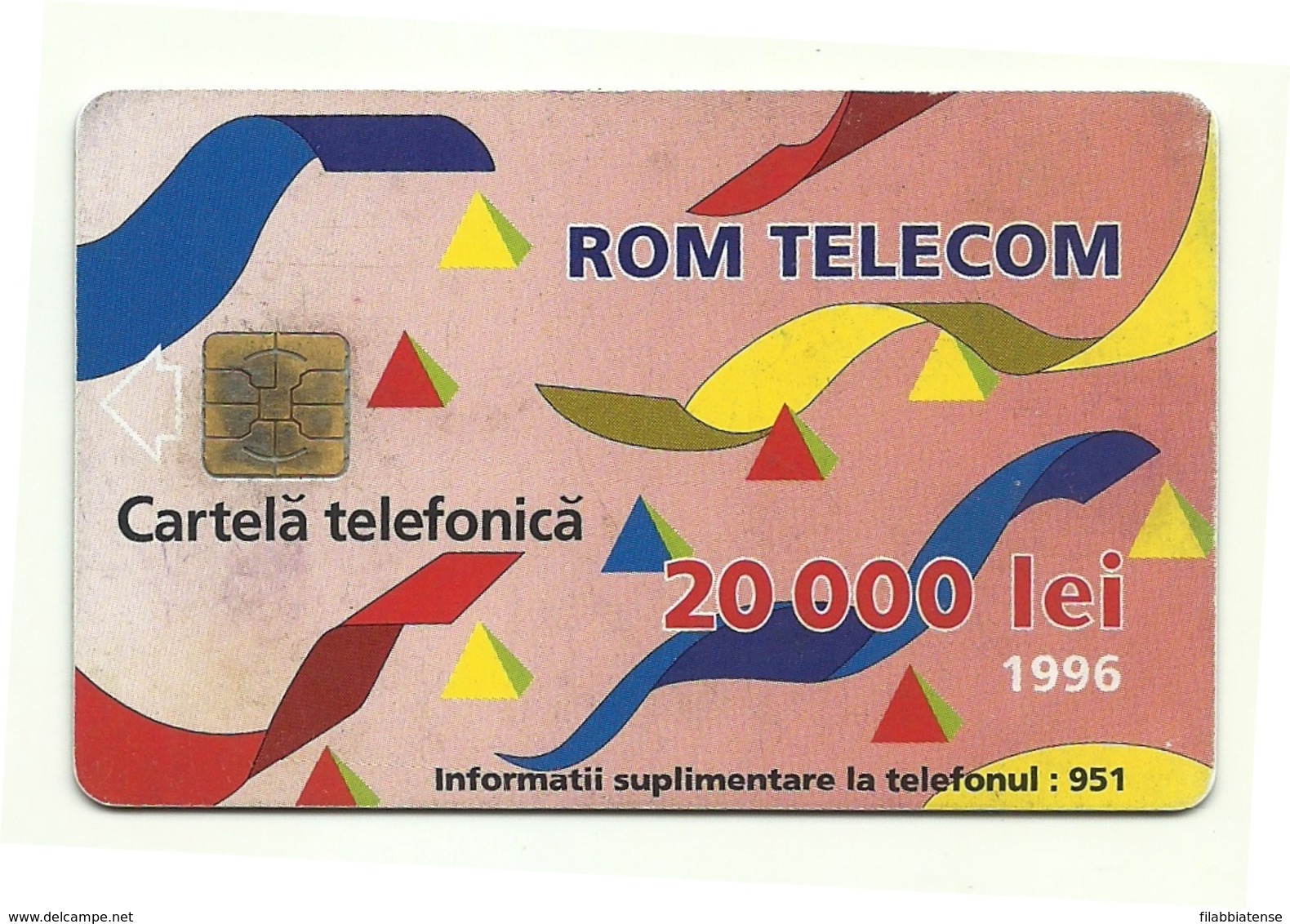 Romania - Tessera Telefonica Da 20.000 Lei T560 - Rom Telecom, - Romania