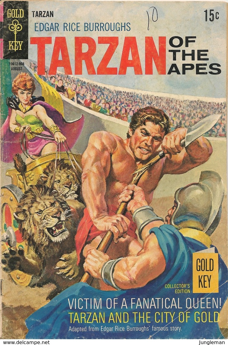 Tarzan Of The Apes Nr 186 - (In English) Gold Key - Western Publishing Company - Août 1969 - Doug Wildey - BE - Autres Éditeurs