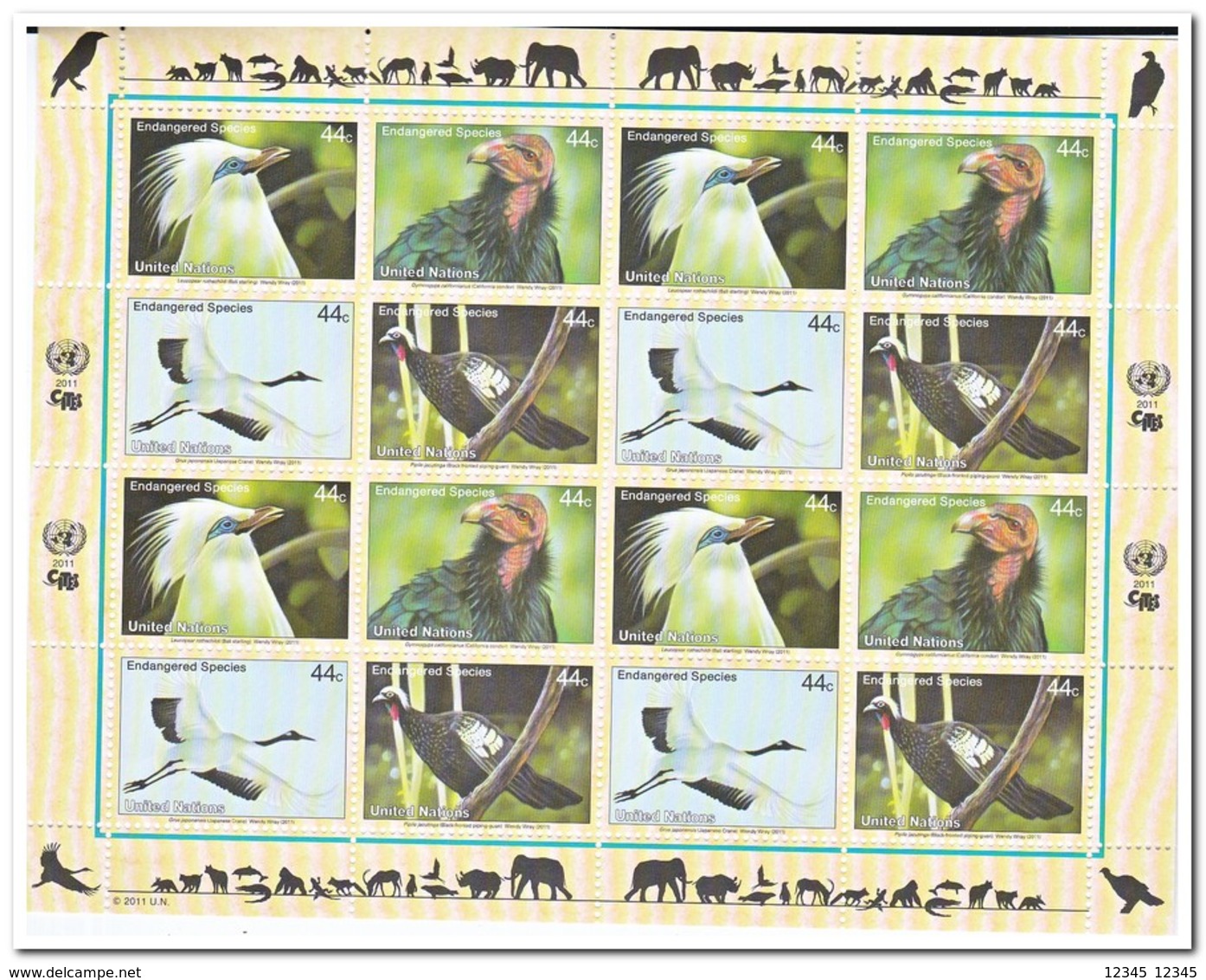New York 2011, Postfris MNH, Birds - Unused Stamps