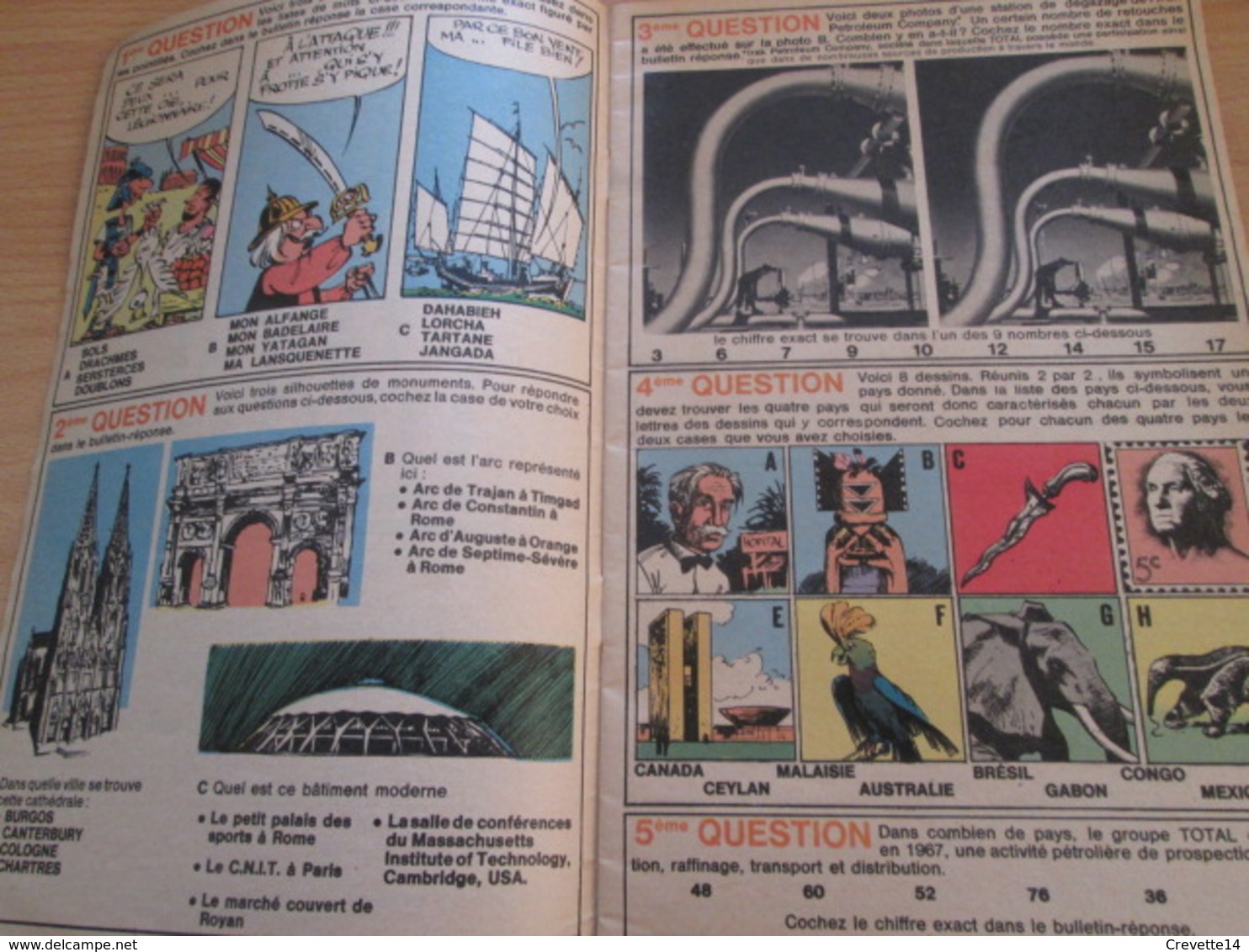 Petite Revue Publicitaire A5 Année 1966 N°9 TOTAL JOURNAL Incluant BD Inédite De CHRISTIN / Vu à 40€ Chez I-B - Advertentie