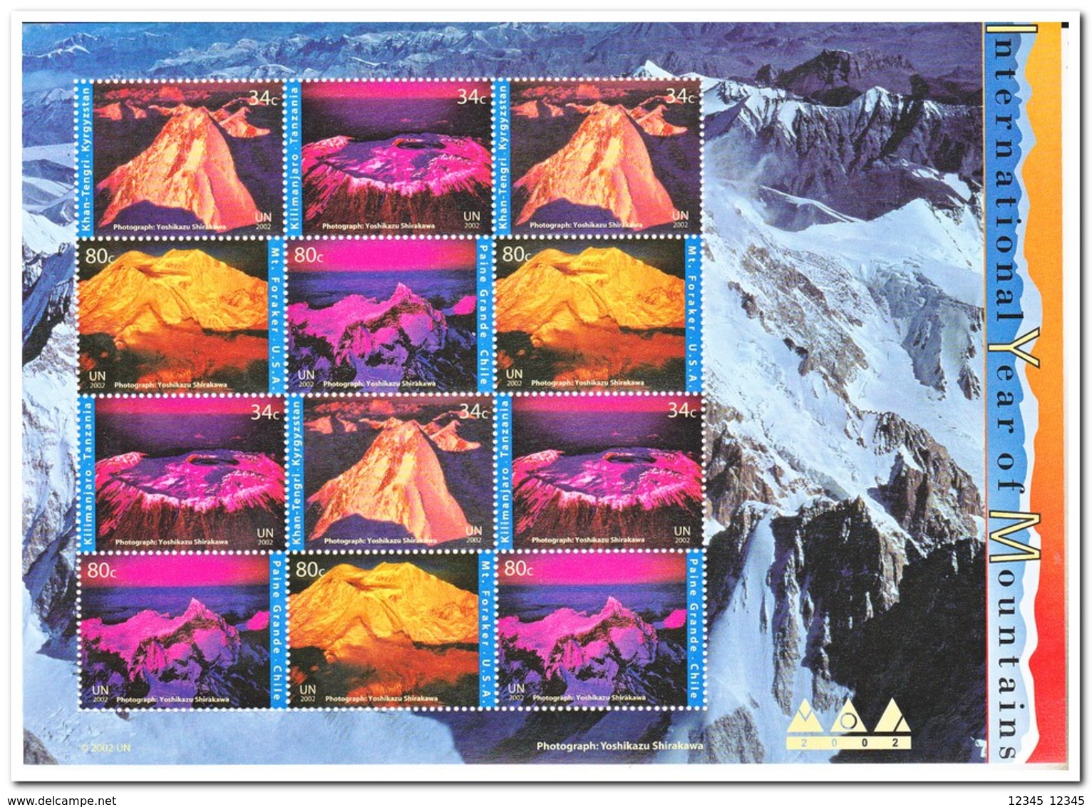 New York 2002, Postfris MNH, Mountains - Ongebruikt