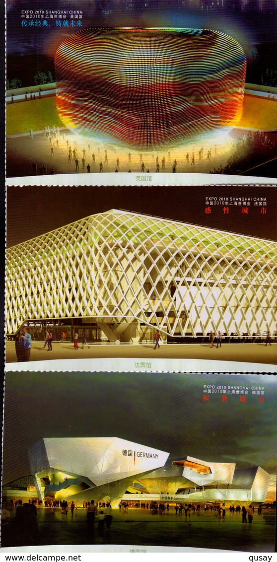 (18/2)   2010 China Shanghai Expo , 57 Prepaid Cards Postal Stationeries (a Complete Set) - 2010 – Shanghai (China)