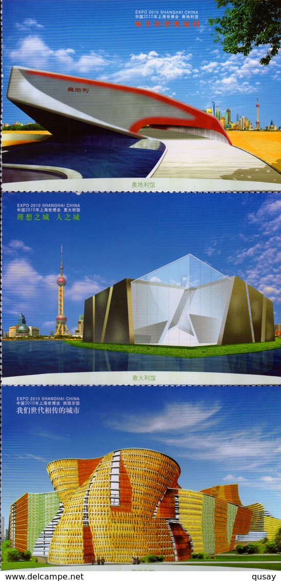 (18/2)   2010 China Shanghai Expo , 57 Prepaid Cards Postal Stationeries (a Complete Set) - 2010 – Shanghai (Chine)