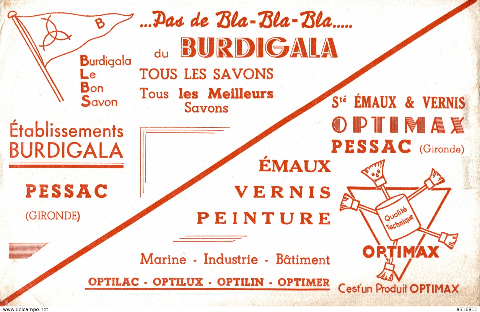 BUVARD  PAS DE BLA BLA BLA PRODUIT OPTIMAX - S