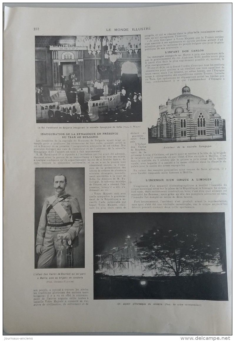 1909 LES ESPAGNOLS AU MAROC - TROUPES INDIGÈNES - FETES  ETATS UNIS - COURSE DE COTE DE GAILLON - TOUL À  TRONVILLE