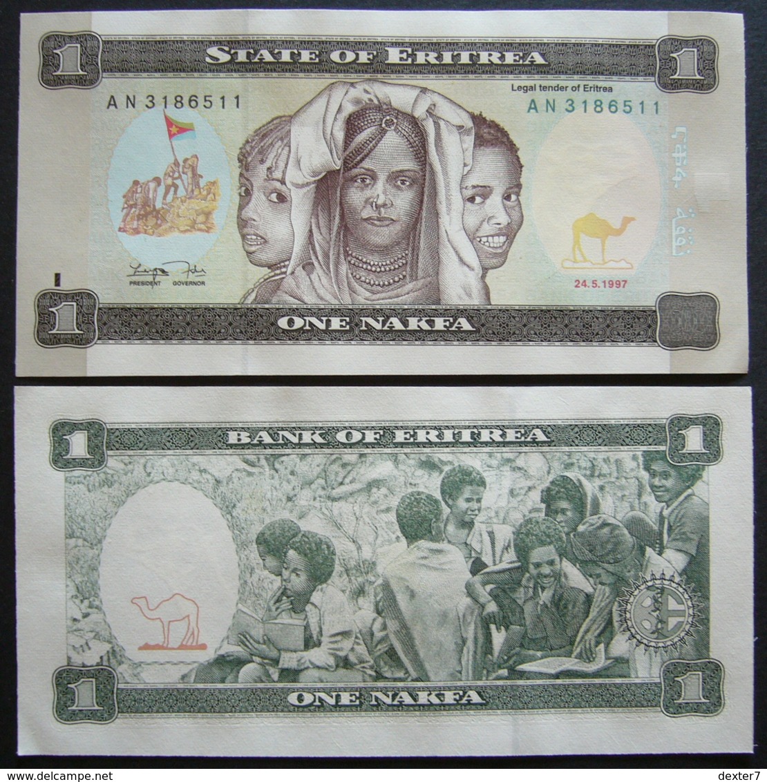 Eritrea 1 Nakfa 1997 FDS UNC - Erythrée