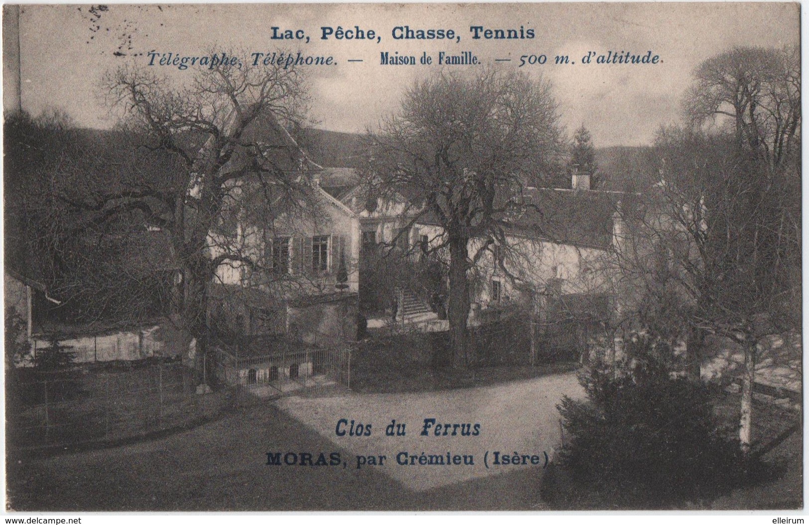 MORAS Par CREMIEU (38) CLOS Du FERRUS. 1907. - Other & Unclassified