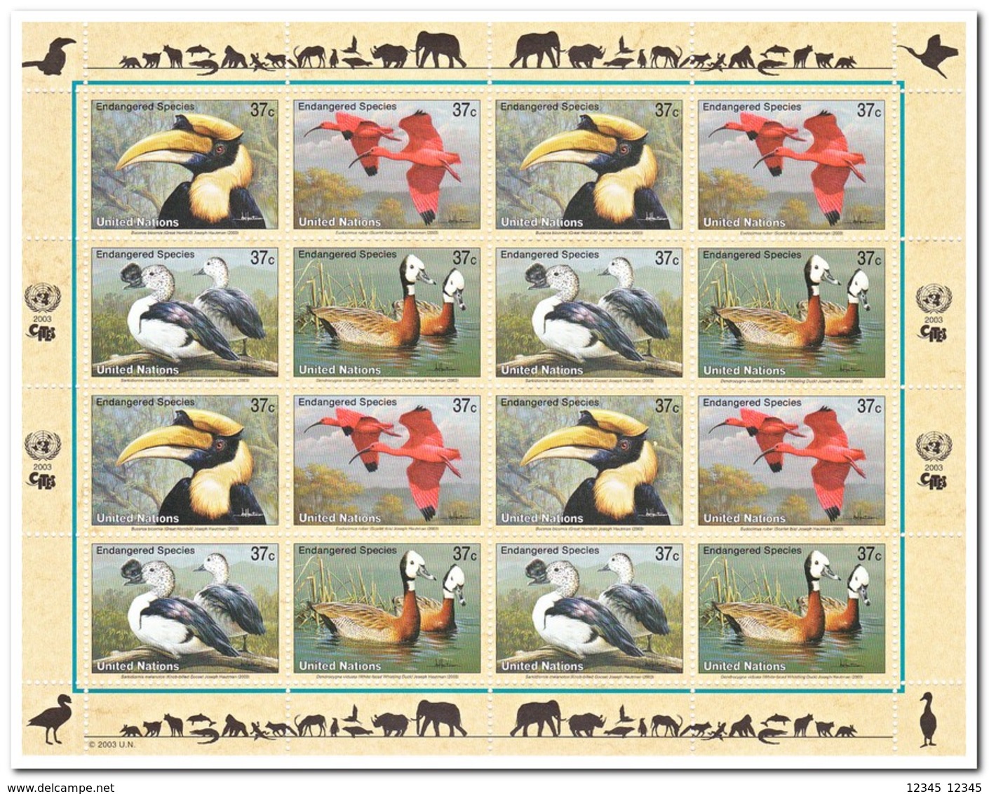 New York 2003, Postfris MNH, Birds - Ongebruikt