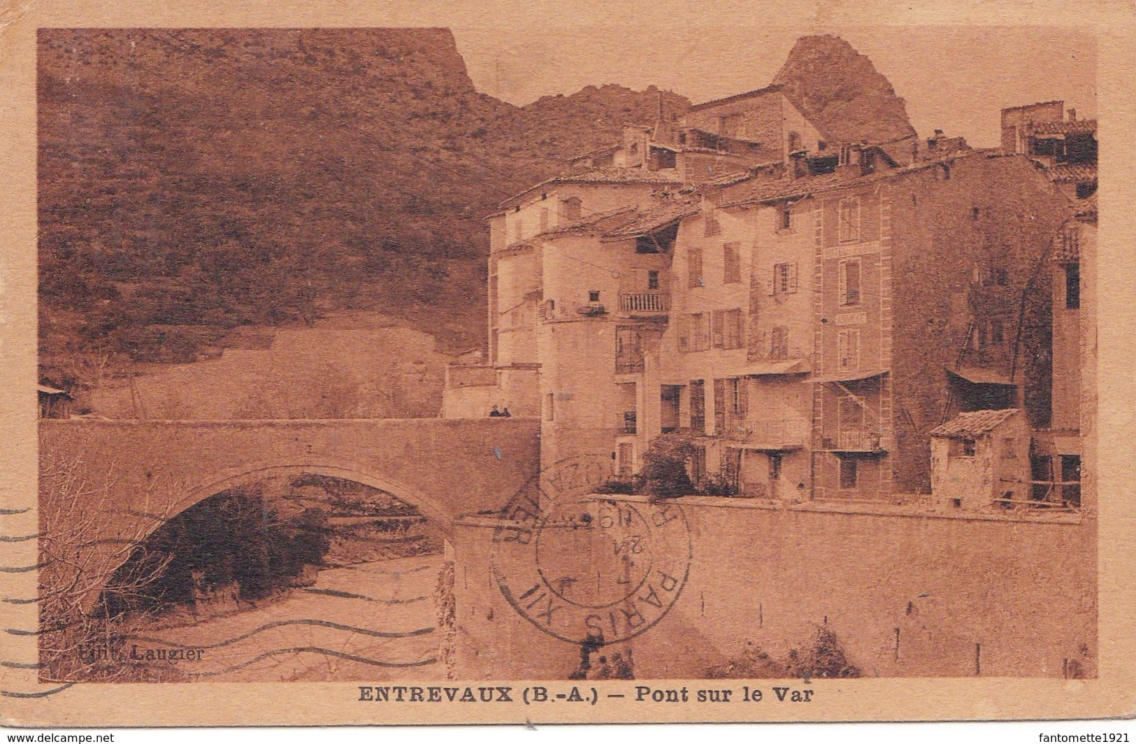 ENTREVAUX  PONT SUR LE VAR (dil409) - Sonstige & Ohne Zuordnung