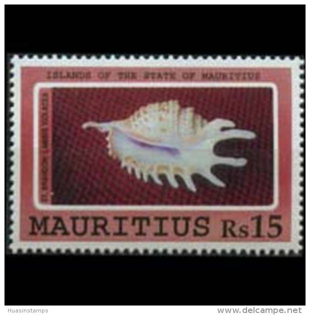 MAURITIUS 1991 - Scott# 746 Seeshell 15r MNH - Maurice (1968-...)