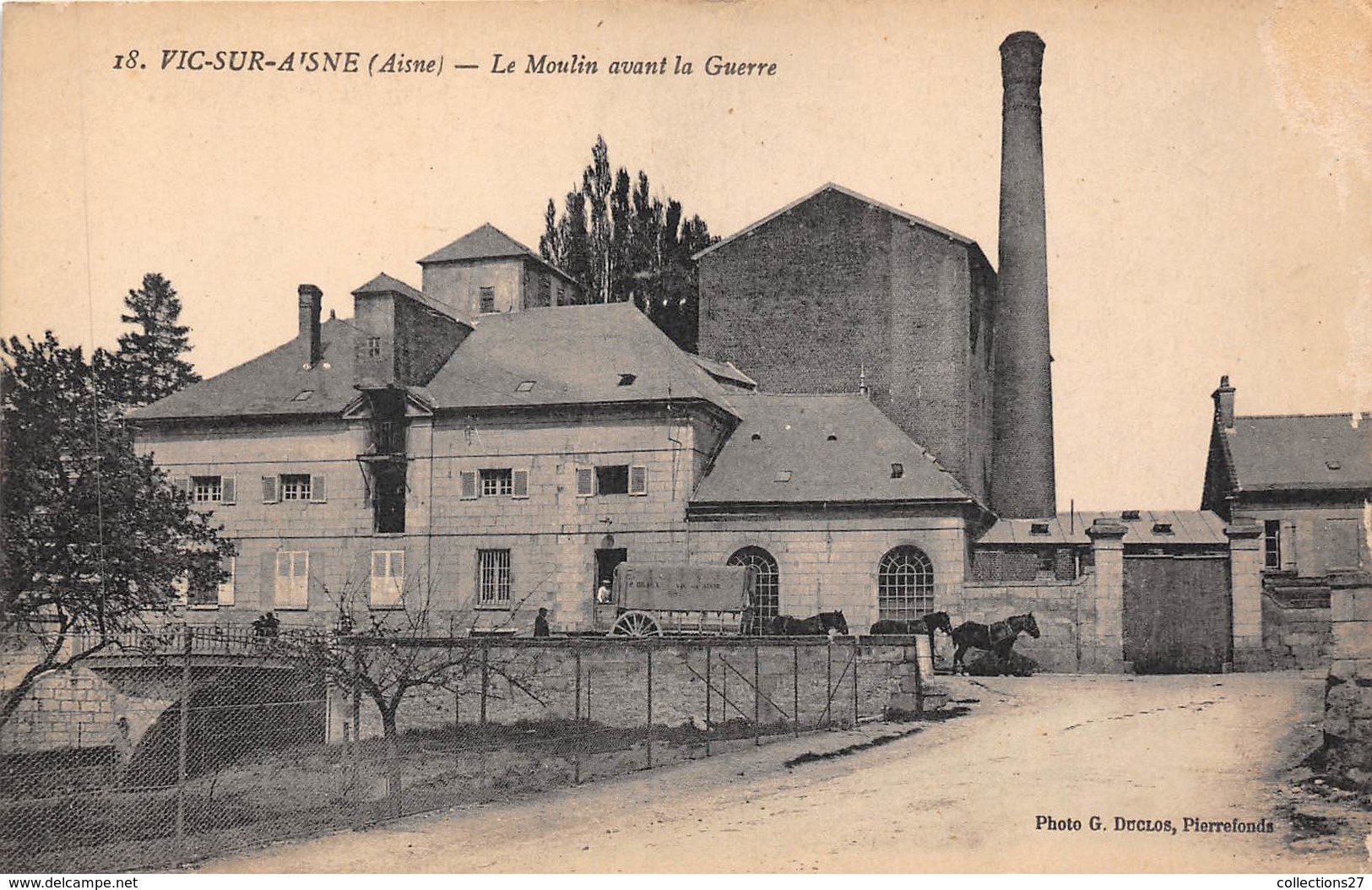 02-VIC-SUR-AISNE- LE MOULIN AVANT LA GUERRE - Vic Sur Aisne