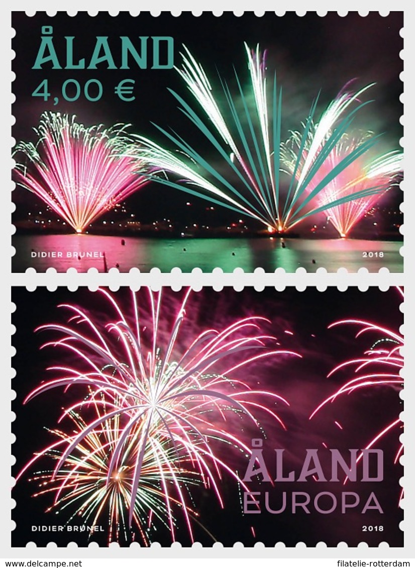 Aland - Postfris / MNH - Complete Set Vuurwerk 2018 - Aland