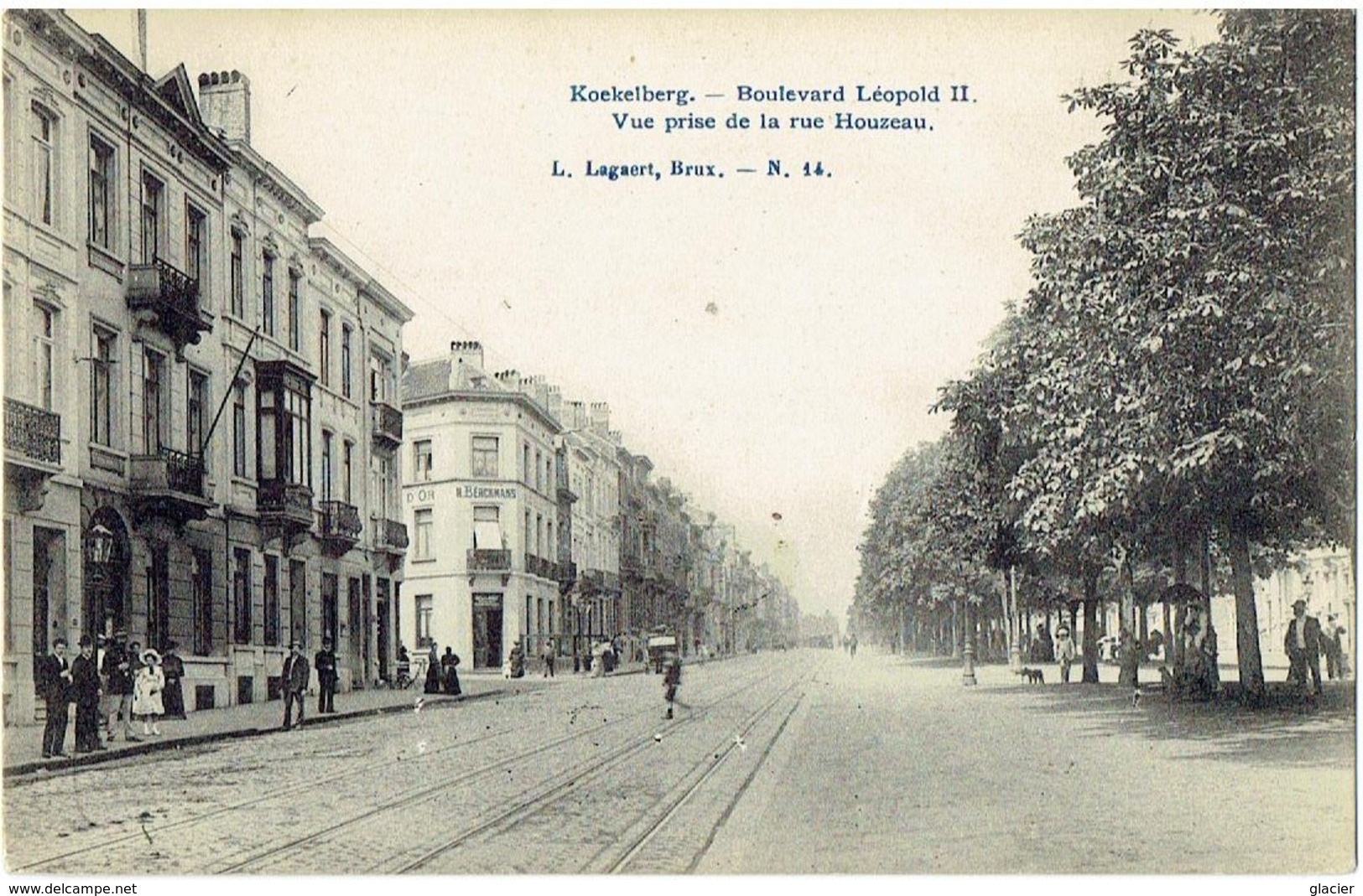 KOEKELBERG - Boulevard Léopold II - Vue Prise De La Houzeau - L. Lagaert N° 14 - Koekelberg