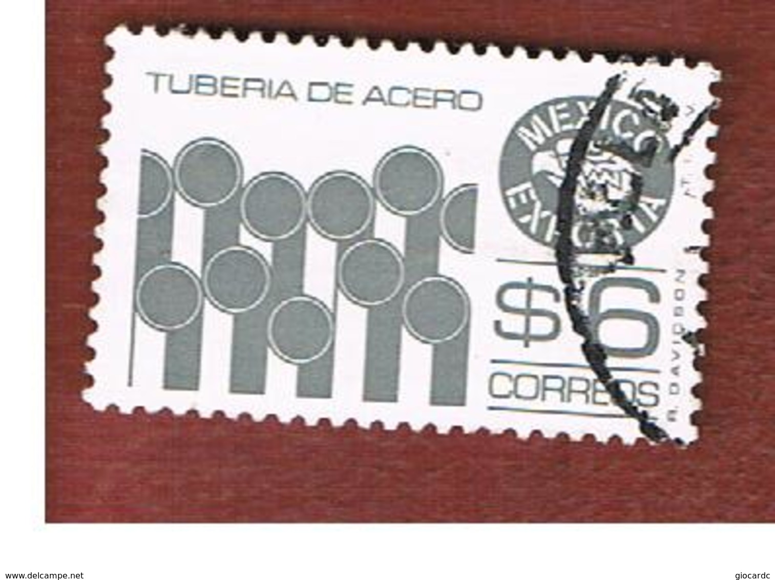 MESSICO (MEXICO) -  SG 1359ee   - 1985  MEXICAN EXPORTS: STEEL PIPES             -  USED° - Messico