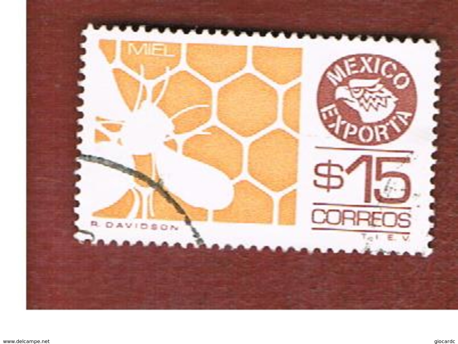 MESSICO (MEXICO) -  SG 1360ad   - 1984 MEXICAN EXPORTS: HONEY            -  USED° - Messico