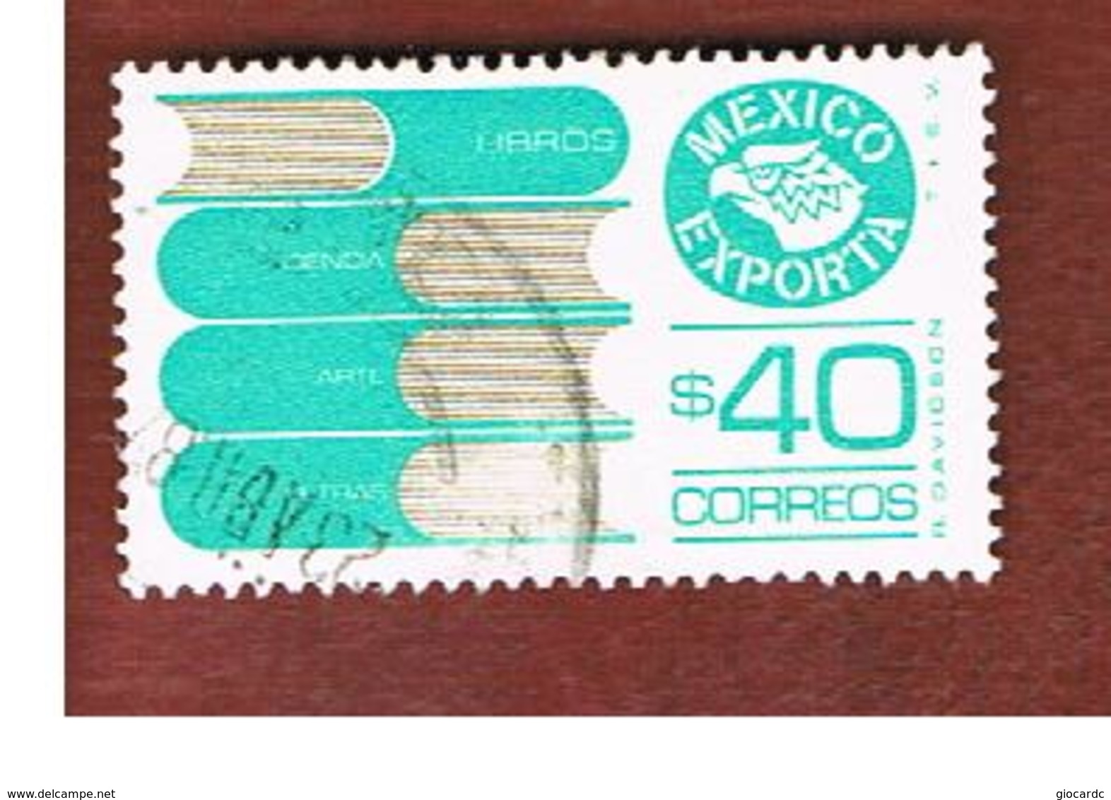 MESSICO (MEXICO) -  SG 1360bl   - 1986    MEXICAN EXPORTS:   BOOKS          -  USED° - Messico