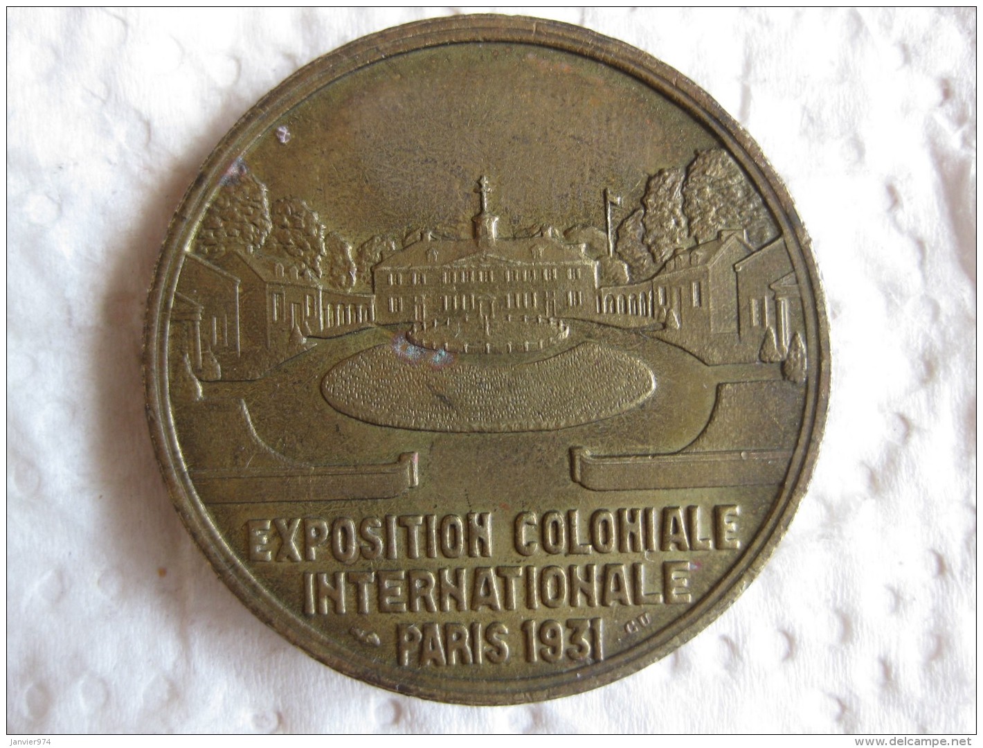 Medaille Exposition Coloniale Internationale Paris 1931 AMERIQUE , Par BAZOR - Autres & Non Classés