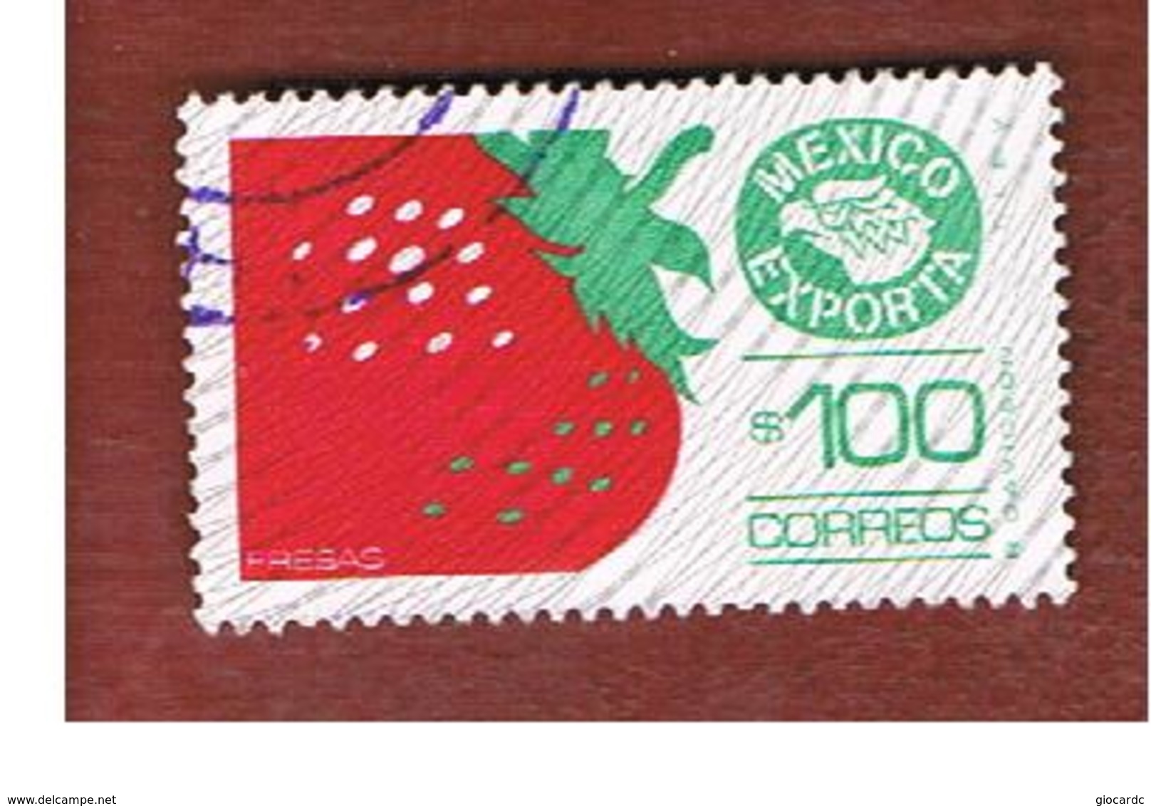 MESSICO (MEXICO) -  SG 1360e   - 1983    MEXICAN EXPORTS:   STRAWBERRY         -  USED° - Messico