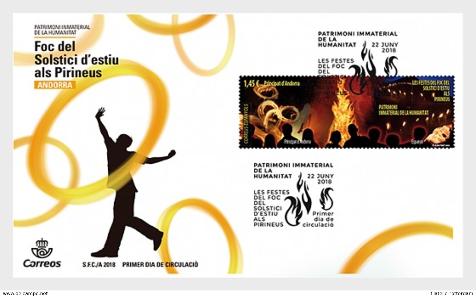 Andorra / Andorre - Postfris / MNH - FDC Vuurfestival 2018 - Ongebruikt