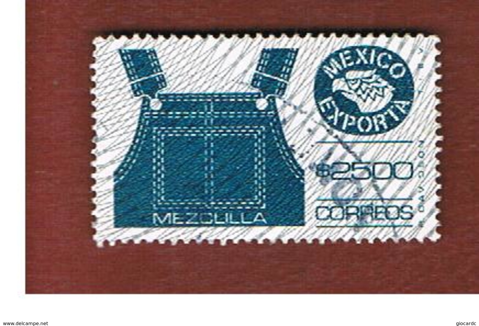 MESSICO (MEXICO) -  SG 1360z  - 1991     MEXICAN  EXPORTS:  OVERALLS    -  USED° - Mexico