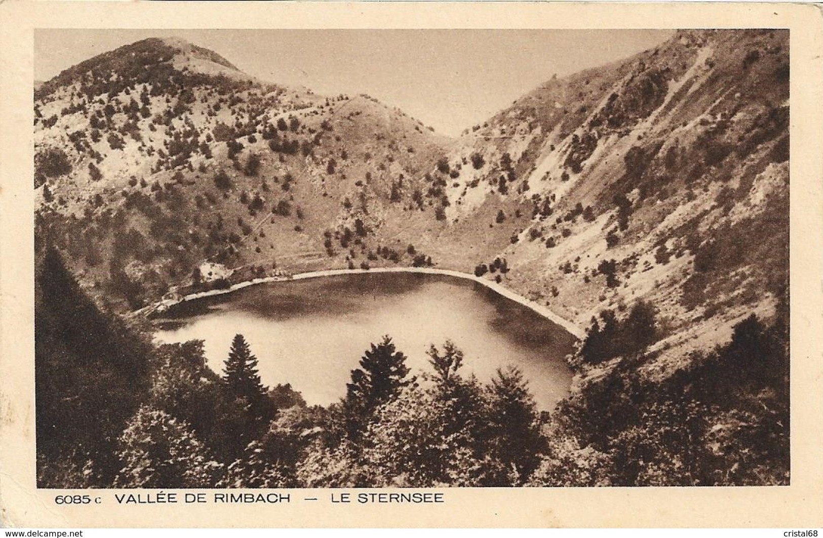 LE STERNSEE (Lac Des Perches), Vallée De Rimbach (68, Alsace) - Carte Postale Manuscrite & Circulée - 2 SCANS. - Autres & Non Classés