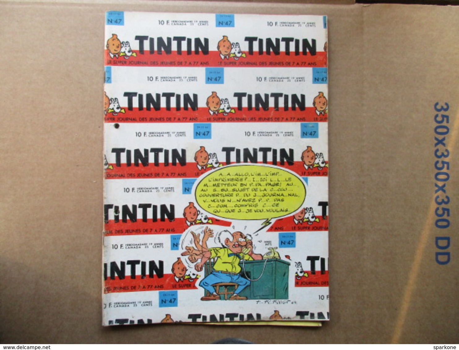 Tintin  Le Super Journal Des Jeunes De 7 à 77 Ans  (N° 47 / 1964) 19° Année Édition Belge - Other & Unclassified