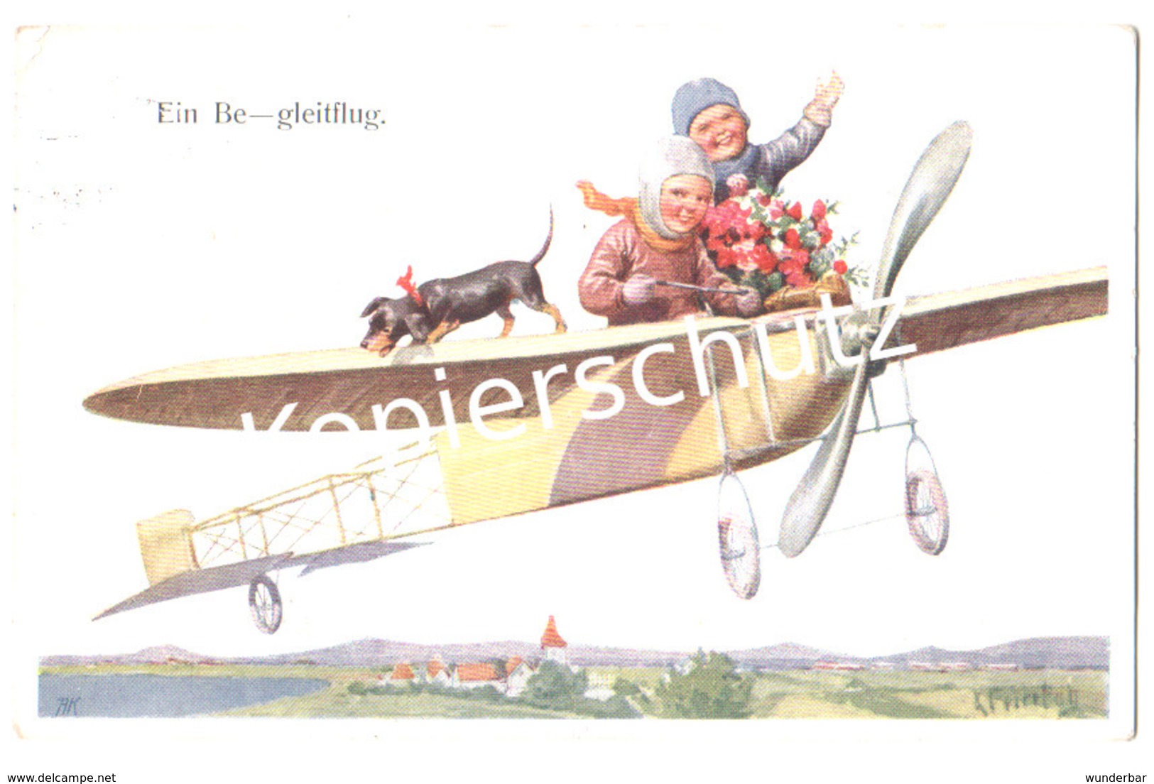 Ein Be - Gleitflug 1913 (z5753) - Feiertag, Karl