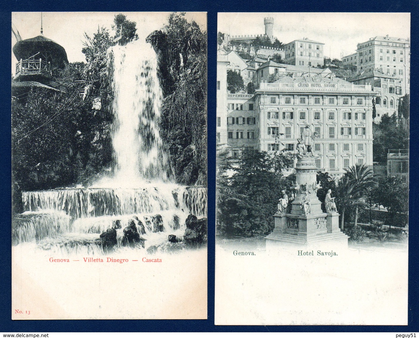 Genova. Lot de 16 cartes. Voir descriptions