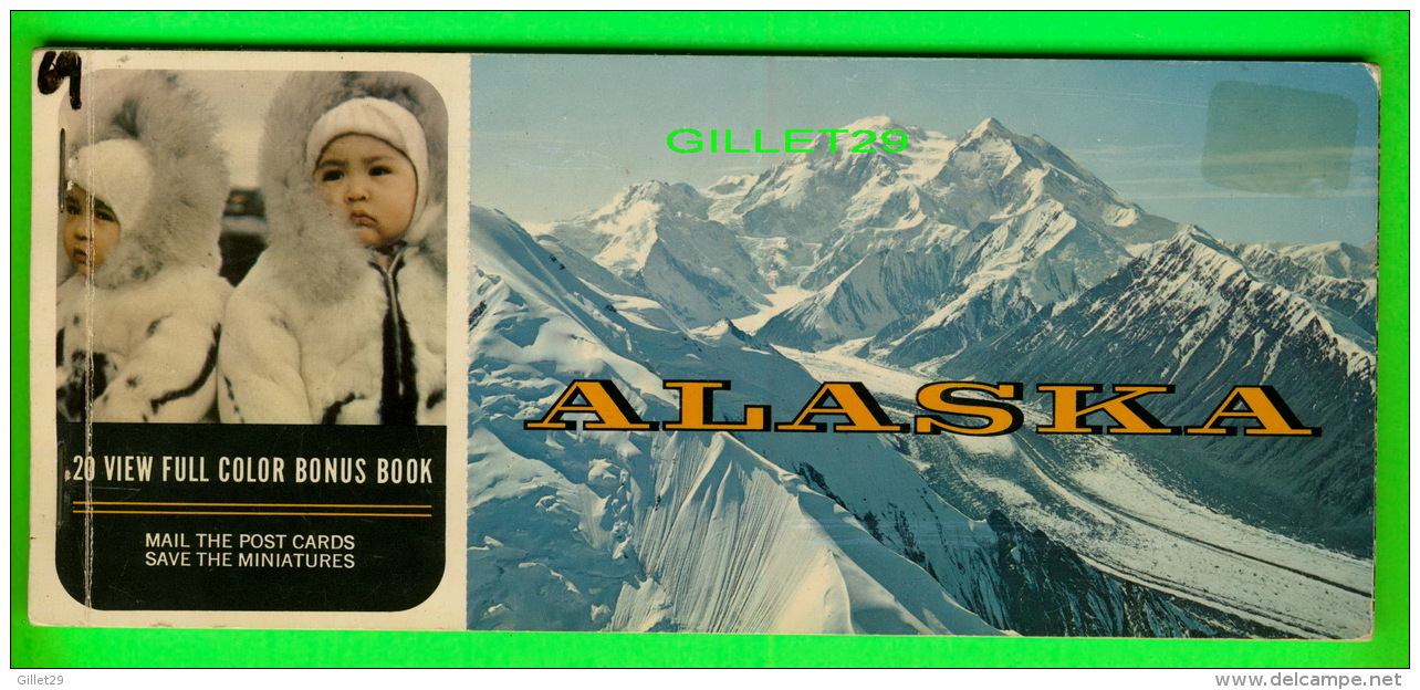 ALASKA. AK - 20 VIEW FULL COLOR BONUS BOOK - - Other & Unclassified