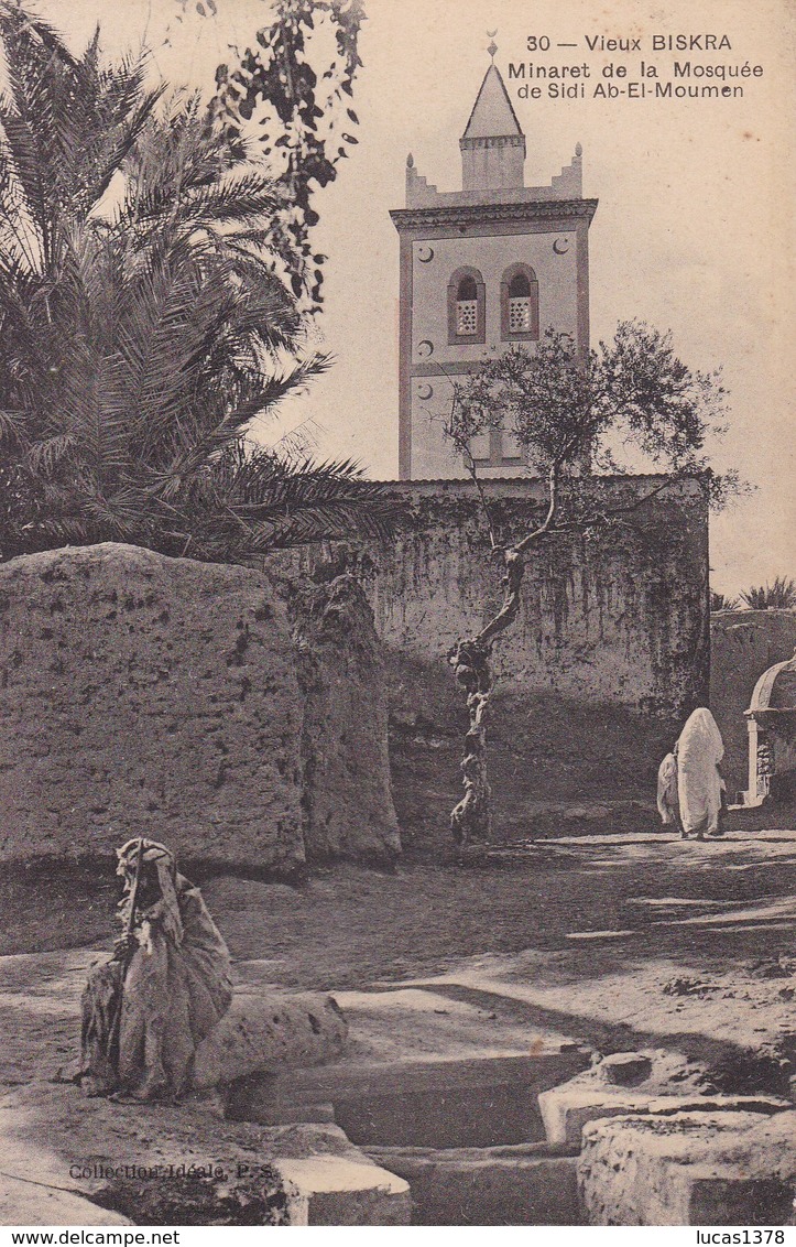 VIEUX BISKRA / MINARET DE LA MOSQUEE - Biskra