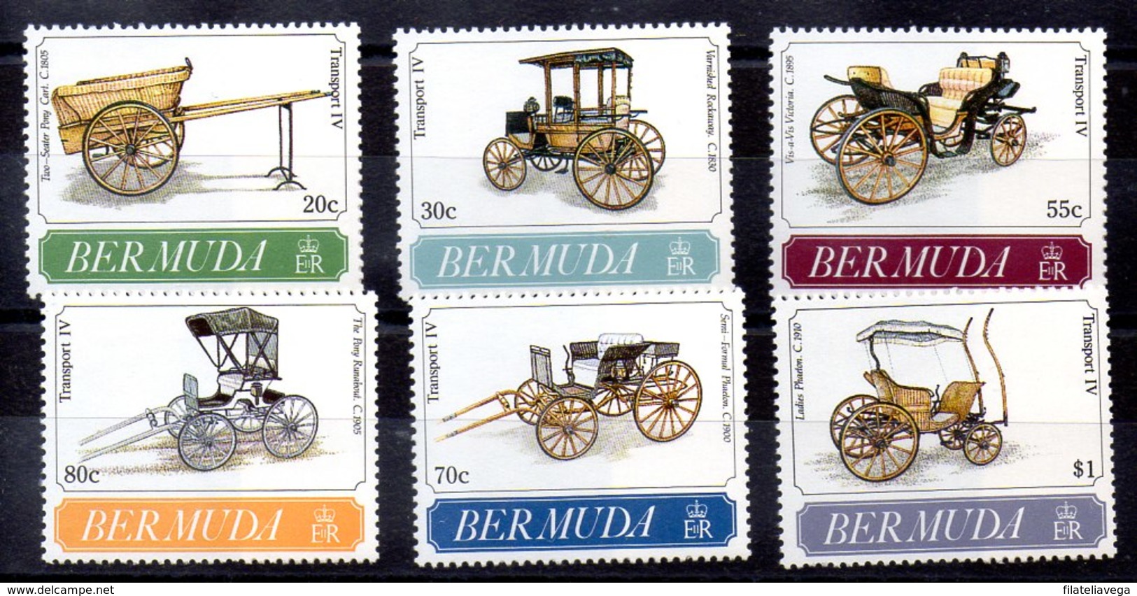 Serie De Bermudas Nº Yvert 592/97 ** - Bermuda