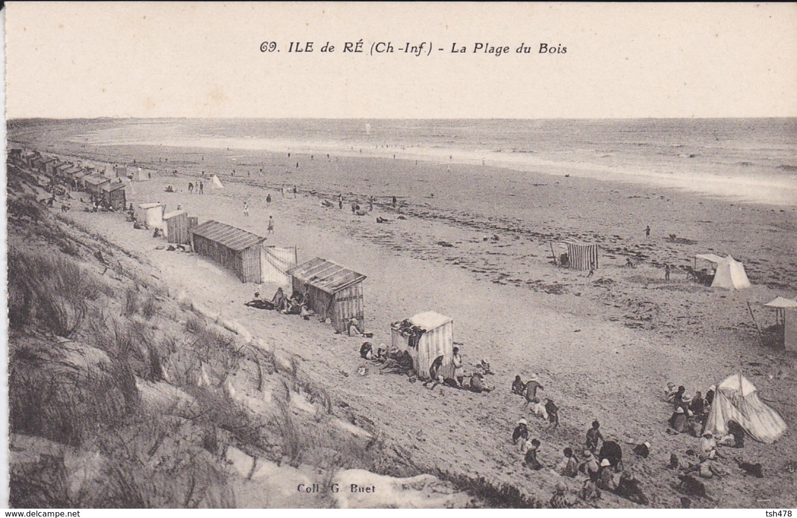 17-----ILE DE RE--LA COUARDE---vue De La Plage--voir 2 Scans - Ile De Ré