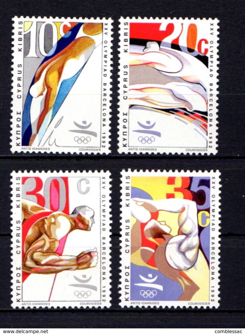 CYPRUS    1992    Olympic  Games     Set  Of  4    MNH - Unused Stamps