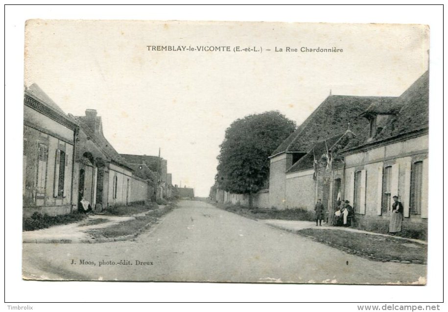 FRANCE (28) - TREMBLAY-LE-VICOMTE (Eure-et-Loir) - La Rue Chardonnière - Autres & Non Classés