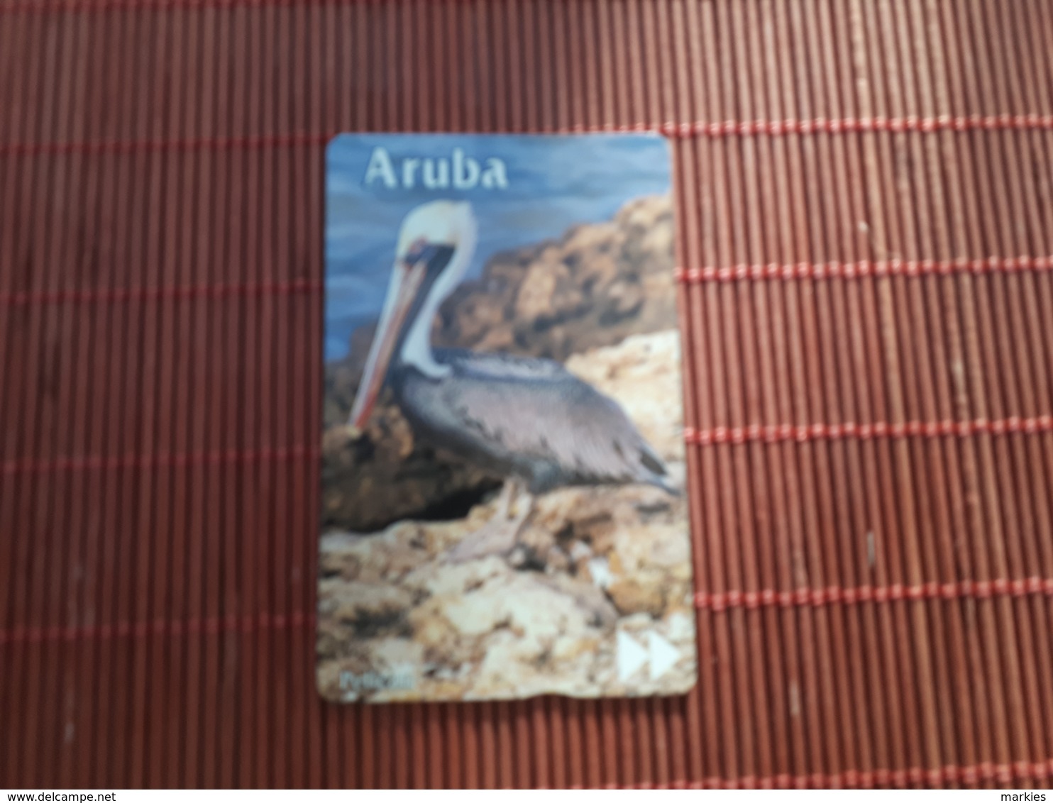 Phonecard Aruba Pelican Bird - Aruba