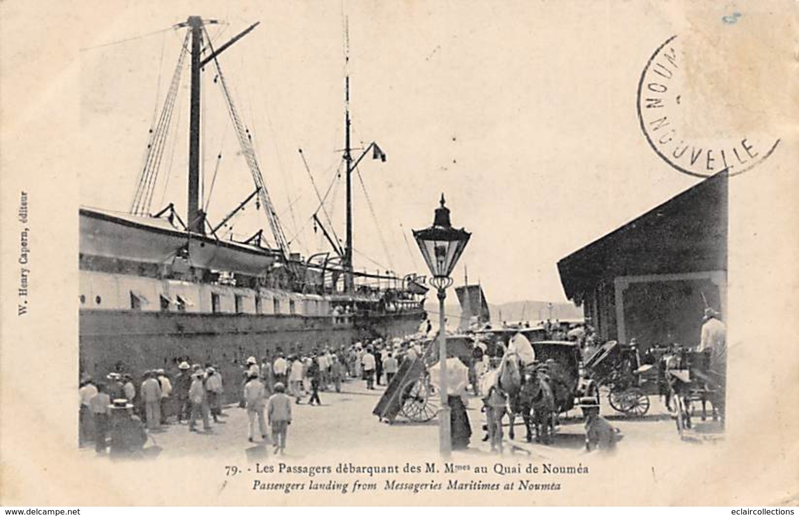 Océanie.  Nouvelle Calédonie .  Nouméa  Passagers Débarquant Sur Les Quais    (voir Scan) - Nuova Caledonia